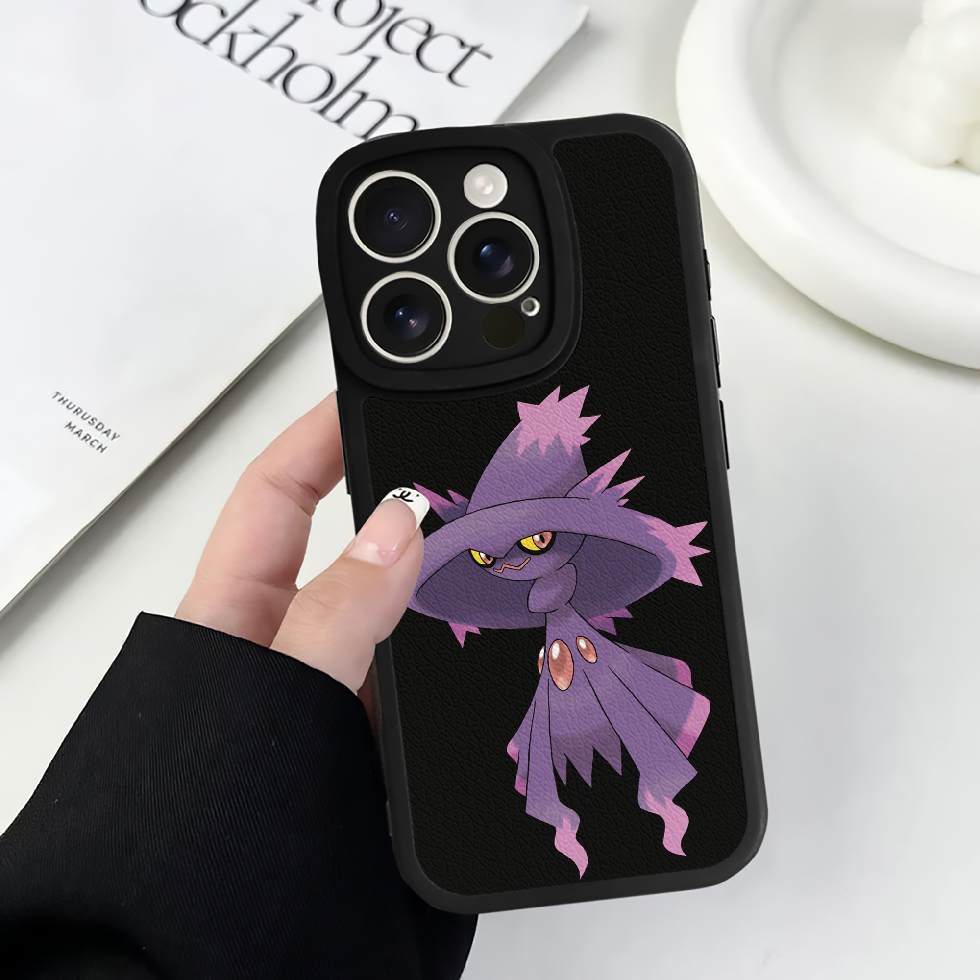 （画像用） ポケットモンスター Pokémon 【iPhone 16シリーズ対応】シリコンスマホケース（レザー調） 材質：シリコン
